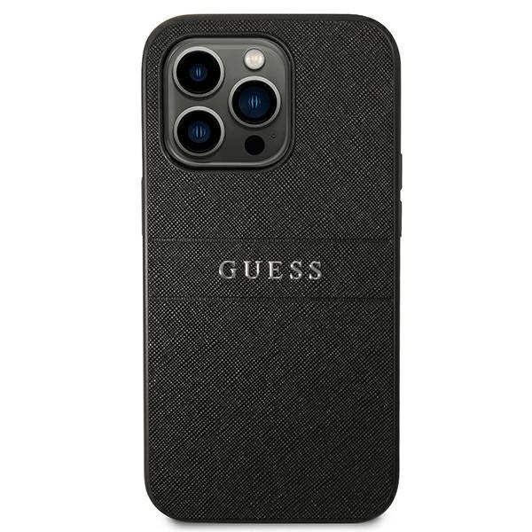 Guess GUHCP14LPSASBBK iPhone 14 Pro 6,1" czarny/black Saffiano Strap_2