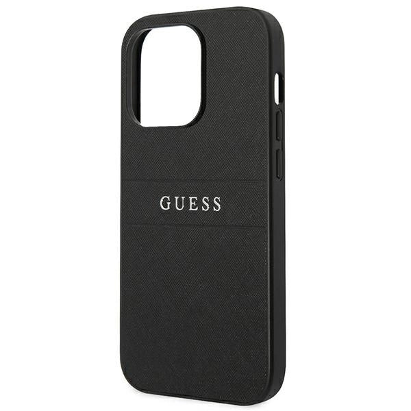 Guess GUHCP14LPSASBBK iPhone 14 Pro 6,1" czarny/black Saffiano Strap_5