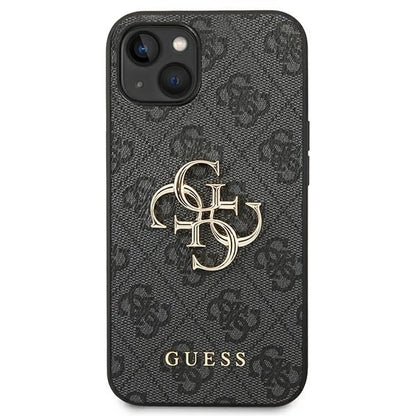 Guess GUHCP14S4GMGGR iPhone 14 6,1" szary/grey hardcase 4G Big Metal Logo_2
