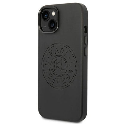 Karl Lagerfeld KLHCP14MFWHK iPhone 14 Plus 6,7" hardcase czarny/black Leather Perforated Logo_1