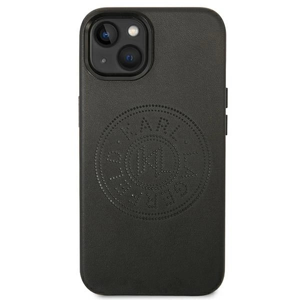Karl Lagerfeld KLHCP14MFWHK iPhone 14 Plus 6,7" hardcase czarny/black Leather Perforated Logo_2