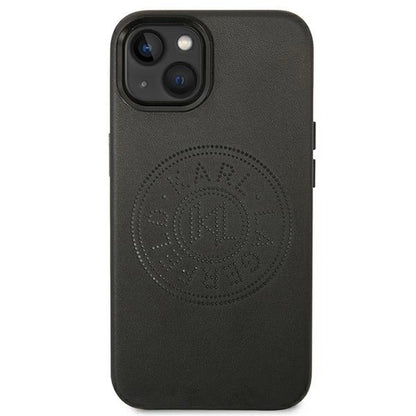 Karl Lagerfeld KLHCP14MFWHK iPhone 14 Plus 6,7" hardcase czarny/black Leather Perforated Logo_2