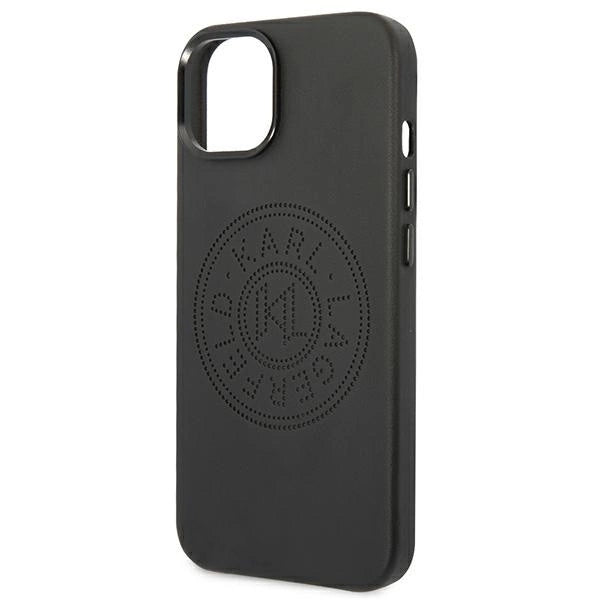 Karl Lagerfeld KLHCP14MFWHK iPhone 14 Plus 6,7" hardcase czarny/black Leather Perforated Logo_5