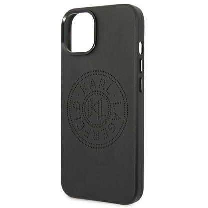 Karl Lagerfeld KLHCP14MFWHK iPhone 14 Plus 6,7" hardcase czarny/black Leather Perforated Logo_5