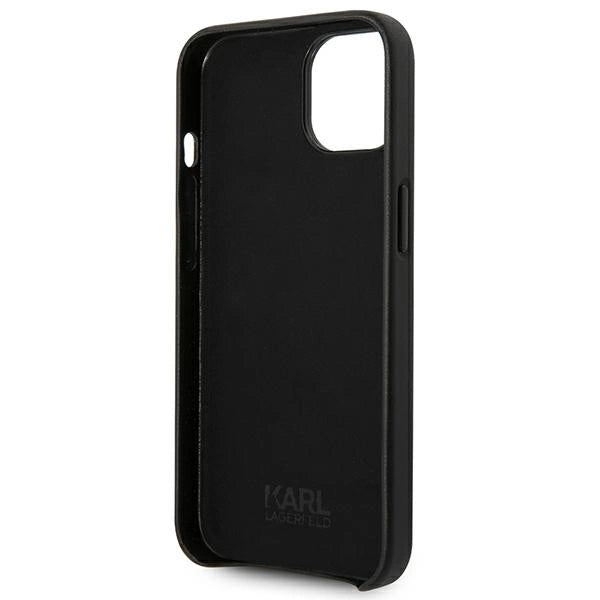 Karl Lagerfeld KLHCP14MFWHK iPhone 14 Plus 6,7" hardcase czarny/black Leather Perforated Logo_6