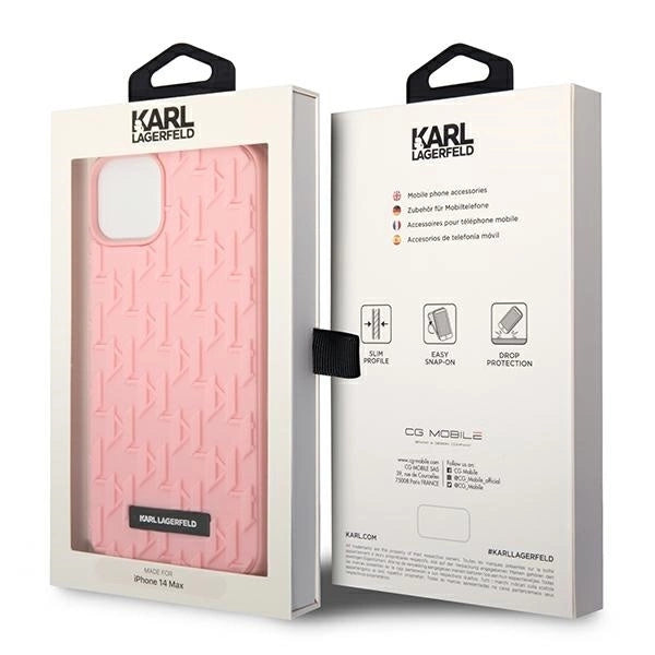 Karl Lagerfeld KLHCP14MRUPKLPP iPhone 14 Plus 6,7" hardcase różowy/pink 3D Monogram_7