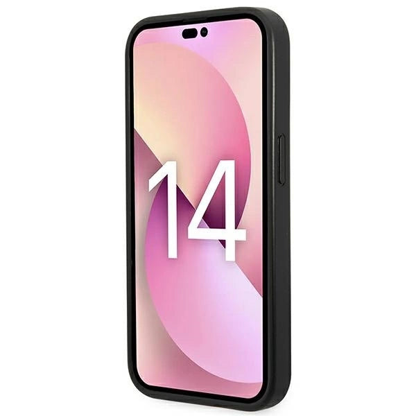 Karl Lagerfeld KLHCP14LSAPKHK iPhone 14 Pro 6,1" czarny/black hardcase Saffiano Karl`s Head Patch_4