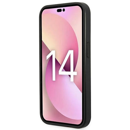 Karl Lagerfeld KLHCP14LSAPKHK iPhone 14 Pro 6,1" czarny/black hardcase Saffiano Karl`s Head Patch_4