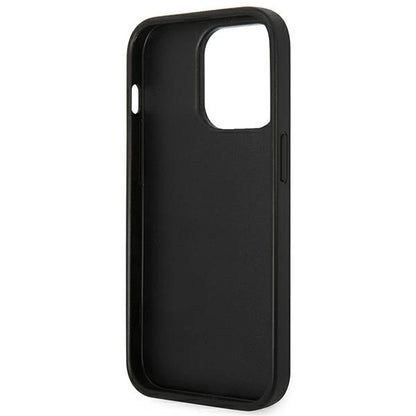 Karl Lagerfeld KLHCP14LSAPKHK iPhone 14 Pro 6,1" czarny/black hardcase Saffiano Karl`s Head Patch_6