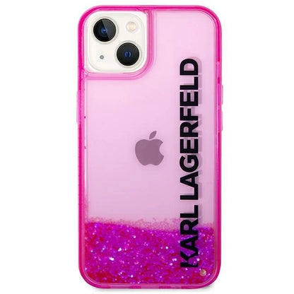 Karl Lagerfeld KLHCP14MLCKVF iPhone 14 Plus 6,7" różowy/pink hardcase Liquid Glitter Elong_2