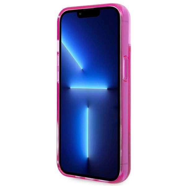 Karl Lagerfeld KLHCP14MLCKVF iPhone 14 Plus 6,7" różowy/pink hardcase Liquid Glitter Elong_4