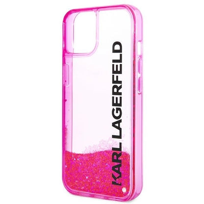 Karl Lagerfeld KLHCP14MLCKVF iPhone 14 Plus 6,7" różowy/pink hardcase Liquid Glitter Elong_5