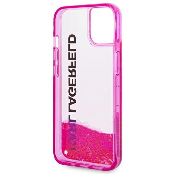 Karl Lagerfeld KLHCP14MLCKVF iPhone 14 Plus 6,7" różowy/pink hardcase Liquid Glitter Elong_6