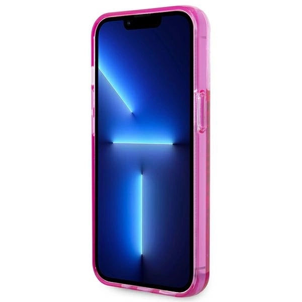 Karl Lagerfeld KLHCP14LLCKVF iPhone 14 Pro 6,1" różowy/pink hardcase Liquid Glitter Elong_4