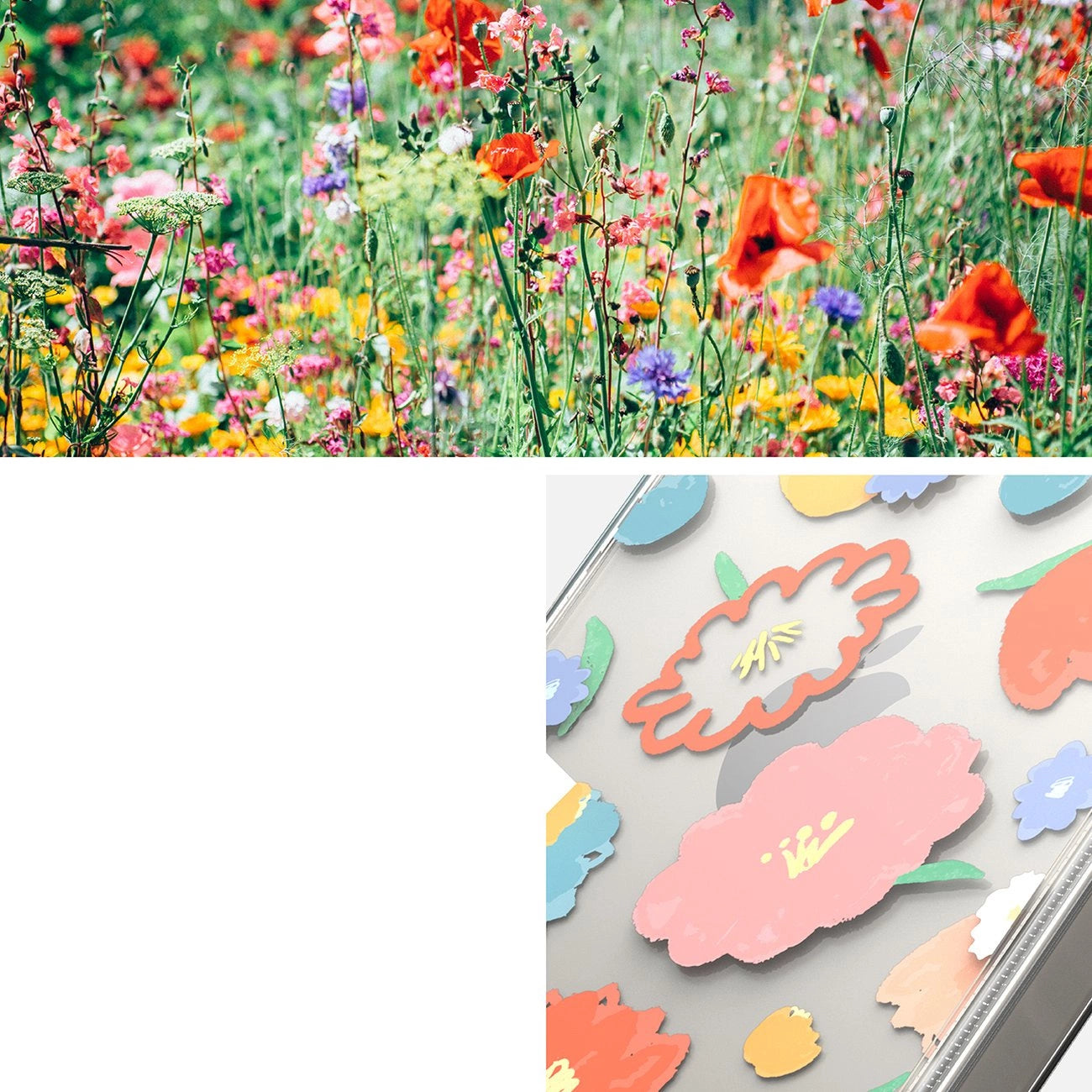 Ringke Fusion Design Armored Sleeve Cover with Gel Frame for iPhone 14 Plus transparent (Floral) (FD637E31)_5