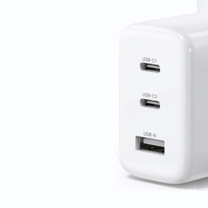 Ugreen fast charger 2x USB Type C / USB 65W PD3.0, QC3.0/4.0+ white (CD275)_2
