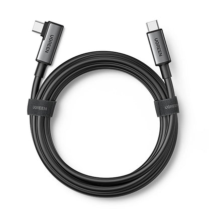 Ugreen US551 angled USB-C - USB-C PD cable 60W 3A 5Gb/s 5m - black_0