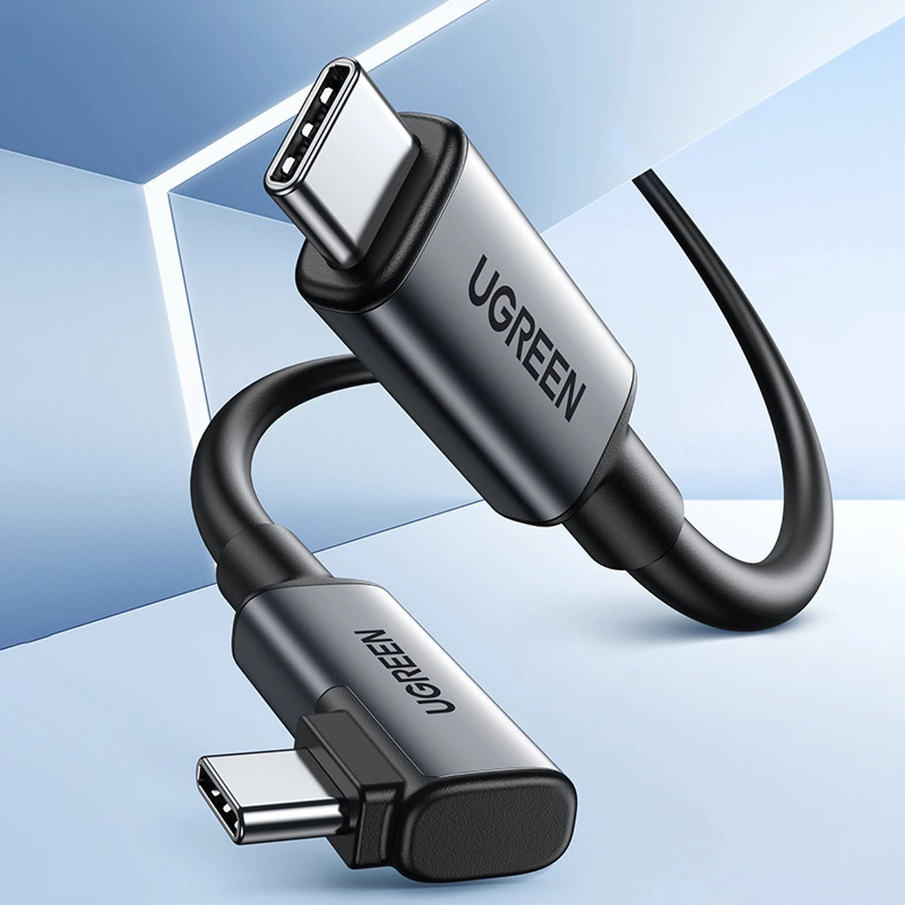 Ugreen US551 angled USB-C - USB-C PD cable 60W 3A 5Gb/s 5m - black_1