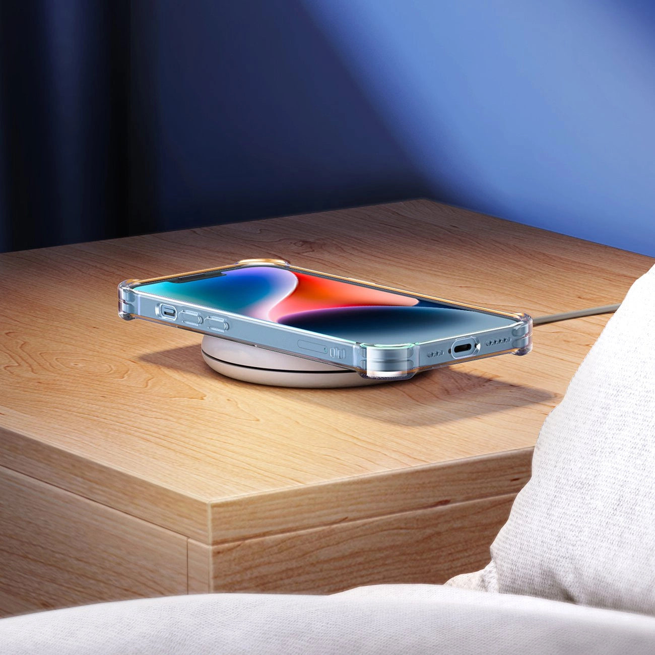 Ugreen Gel Bright Cushion Protective Case for iPhone 14 Plus Transparent (LP602)_6