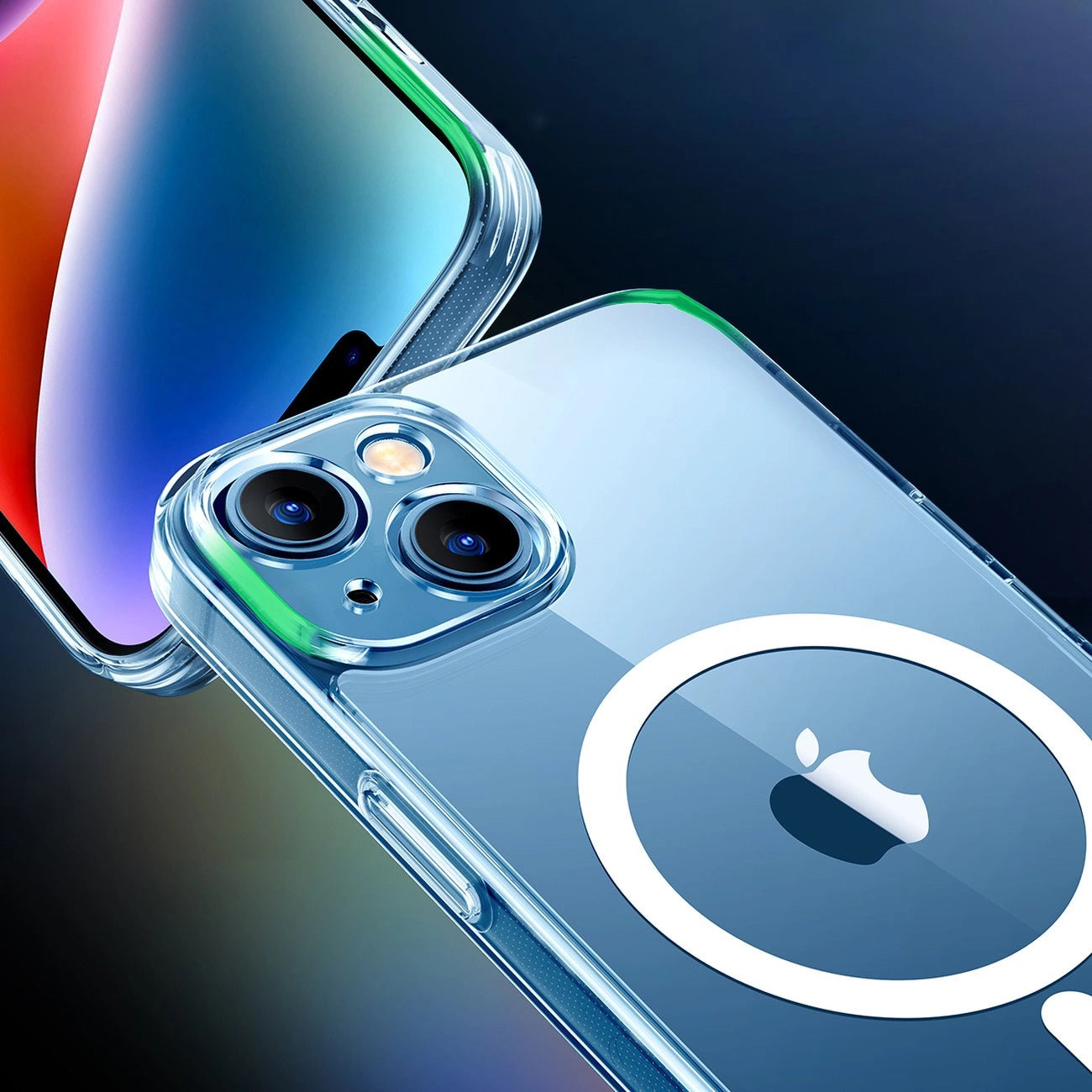 Ugreen LP642 Classy Clear Magnetic Protective Case Magnetic Gel Case for iPhone 14 Plus transparent (MagSafe compatible) (90935)_2