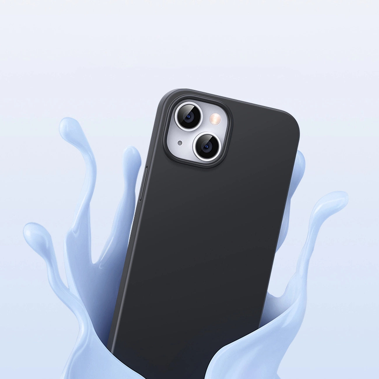 Ugreen LP626 Silky Silicone Protective Case Rubber Flexible Silicone Phone Case for iPhone 14 Plus Black (90920)_2