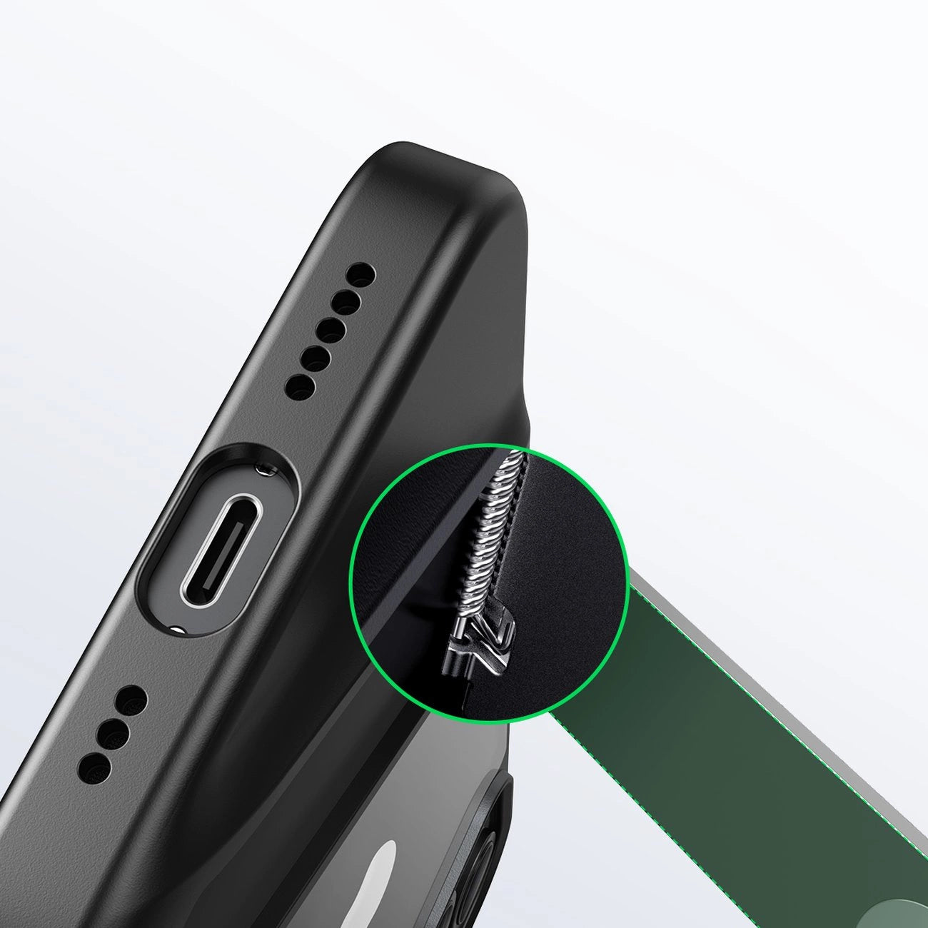 Ugreen LP633 Kickstand Protective Case Hard Cover with Gel Frame and Built-in Stand for iPhone 14 (90924)_6