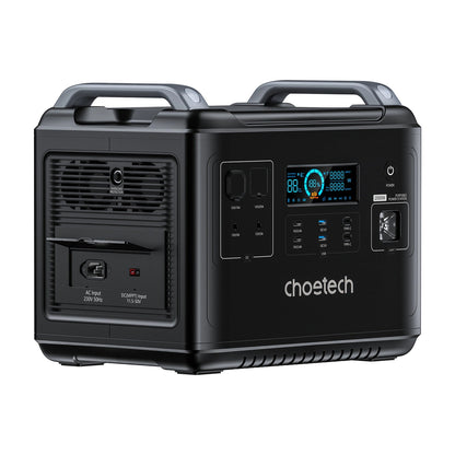 Choetech portable power station LiFePO4 1997Wh 2000W power bank black (BS006 Super Mini)_1
