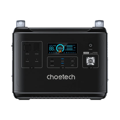 Choetech portable power station LiFePO4 1997Wh 2000W power bank black (BS006 Super Mini)_2