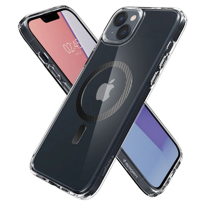 Spigen Ultra Hybrid Mag Case with MagSafe for iPhone 14 Plus - Clear Gray_5