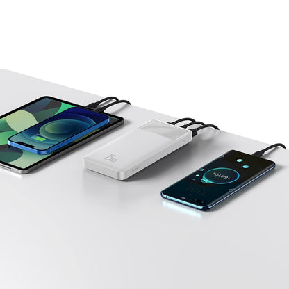 Baseus Bipow powerbank with display 10000mAh 15W white (Overseas Edition) + USB-A - Micro USB cable 0.25m white (PPBD050002)_8