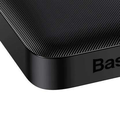 Baseus Bipow Fast Charging Power Bank 10000mAh 20W Black (Overseas Edition) + USB-A - Micro USB 0.25m Black Cable (PPBD050301)_5