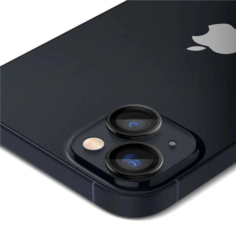 Spigen Glas.tR EZ Fit Optik Camera Protector for iPhone 14 / Plus / 15 / Plus - Black 2 pcs._9