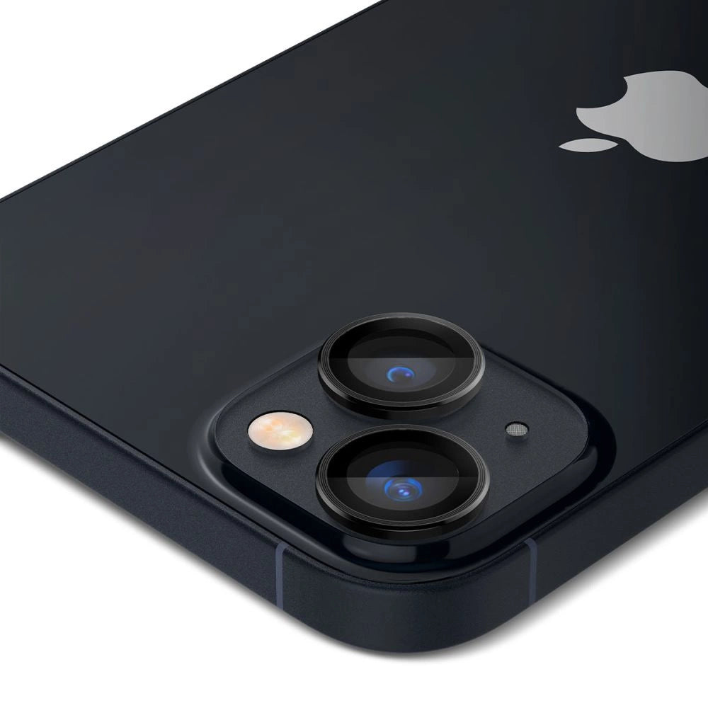 Spigen Glas.tR EZ Fit Optik Camera Protector for iPhone 14 / Plus / 15 / Plus - Black 2 pcs._11