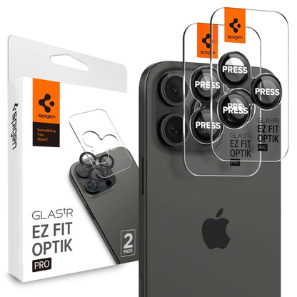 Spigen Glas.tR EZ Fit Optik Camera Protector for iPhone 14 Pro / Pro Max / 15 Pro / Pro Max / 16 Pro / Pro Max - Black 2 pcs._0