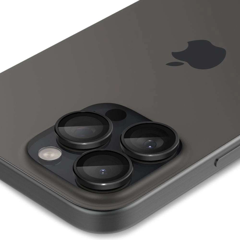 Spigen Glas.tR EZ Fit Optik Camera Protector for iPhone 14 Pro / Pro Max / 15 Pro / Pro Max / 16 Pro / Pro Max - Black 2 pcs._15