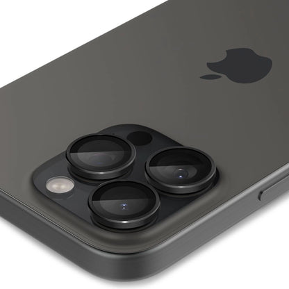 Spigen Glas.tR EZ Fit Optik Camera Protector for iPhone 14 Pro / Pro Max / 15 Pro / Pro Max / 16 Pro / Pro Max - Black 2 pcs._15