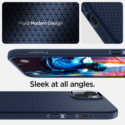 Spigen Liquid Air Case for iPhone 14 Plus - Blue_8