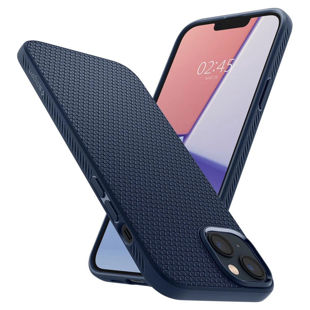 Spigen Liquid Air Case for iPhone 14 Plus - Blue_7