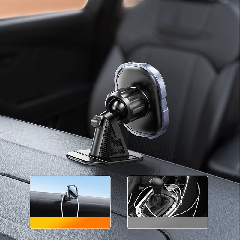 Joyroom magnetic phone holder for dashboard gray (JR-ZS311)_9