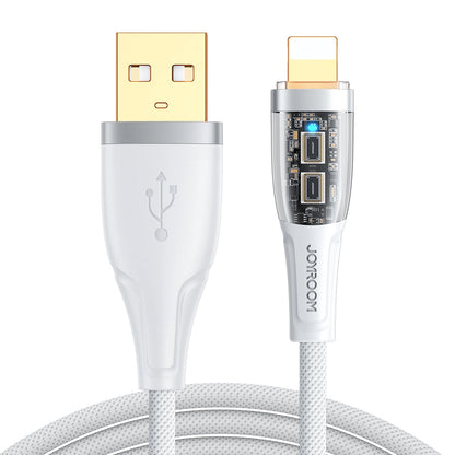 Joyroom Star-Cloud Series A3 USB-A / Lightning Cable 2.4A 1.2m with Smart Switch - White_2