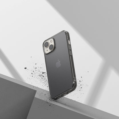 Ringke Fusion Matte case iPhone 14 Plus cover with a gel frame gray_4