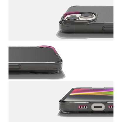 Ringke Fusion Matte case iPhone 14 Plus cover with a gel frame gray_8