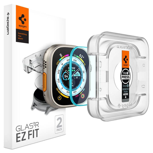 Spigen Glas.tR EZ Fit tempered glass for Apple Watch Ultra (49 mm) - 2 pcs._0