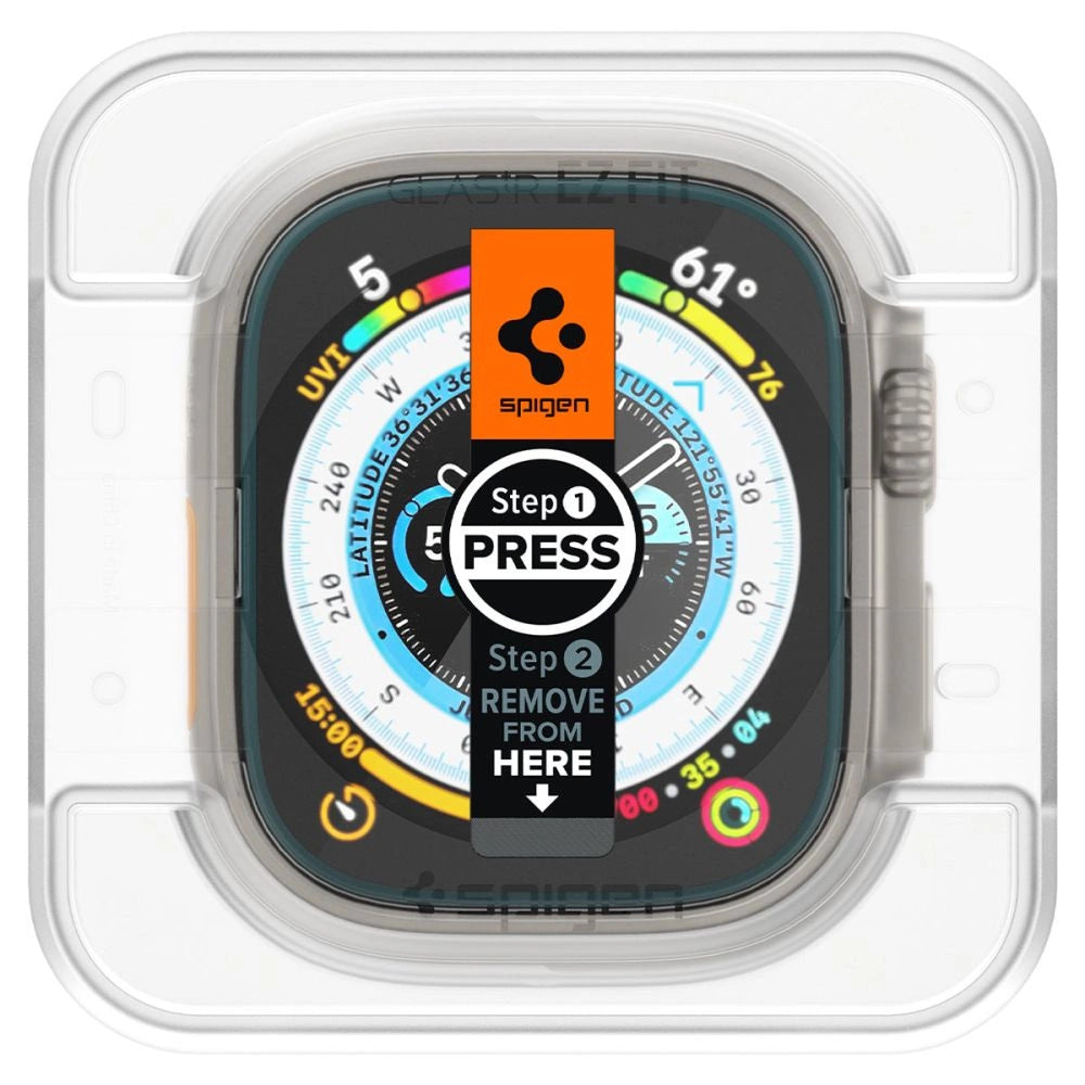 Spigen Glas.tR EZ Fit tempered glass for Apple Watch Ultra (49 mm) - 2 pcs._1