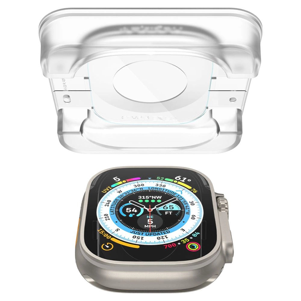 Spigen Glas.tR EZ Fit tempered glass for Apple Watch Ultra (49 mm) - 2 pcs._3
