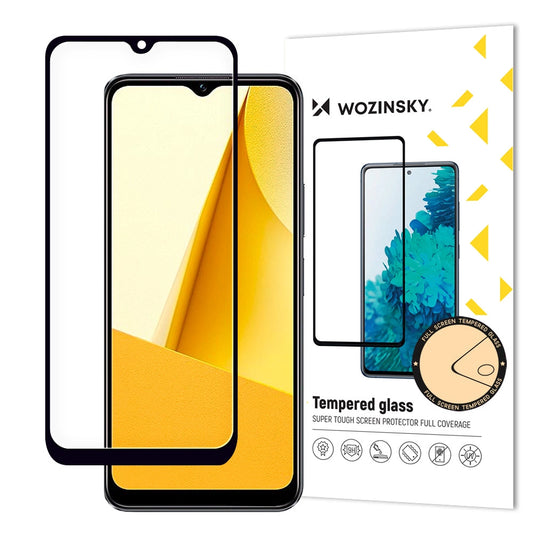 Wozinsky Full Glue Tempered Glass Vivo Y16 / Y02s Full Screen with Frame black (case friendly)_0