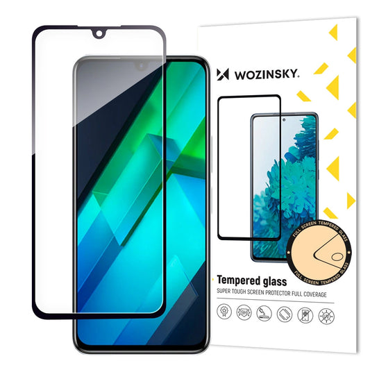 Wozinsky Full Glue Tempered Glass Infinix Note 12 G96 Full Screen Protector Black (case friendly)_0