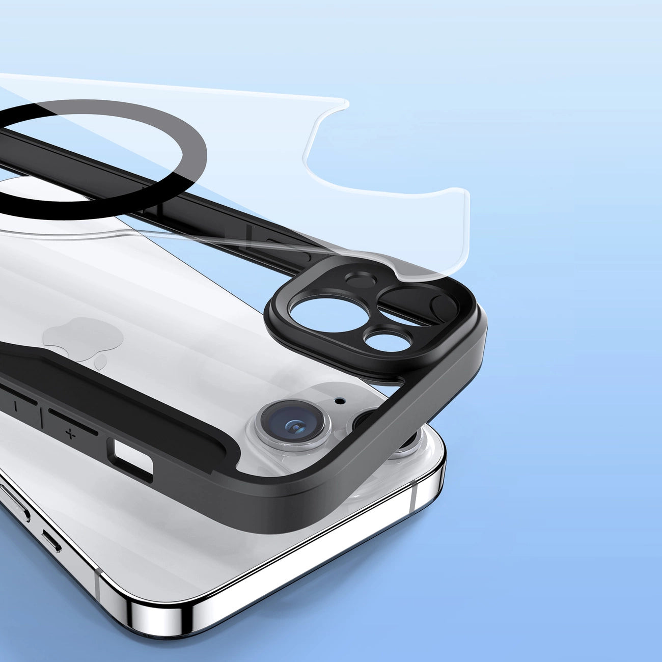 Dux Ducis Skin X Pro Case iPhone 14 Plus Magnetic MagSafe Flip Case Black_10