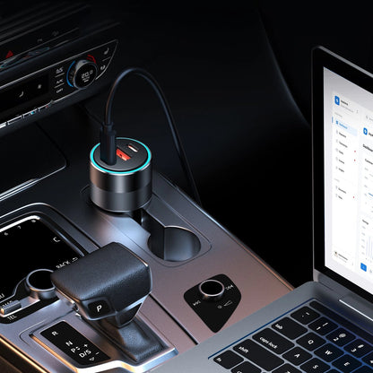 Choetech fast car charger 130W 2xUSB-C + USB-A black (TC0011)_7