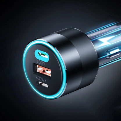 Choetech fast car charger 130W 2xUSB-C + USB-A black (TC0011)_8